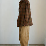Jamie Haller - The Big Shirt Flannel in Browns