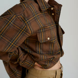 Jamie Haller - The Big Shirt Flannel in Browns