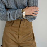 Jamie Haller - The Cable V Fave in Light Heather