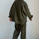 Jamie Haller - The Big Shirt in Colonial Green