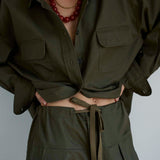 Jamie Haller - The Big Shirt in Colonial Green