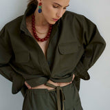 Jamie Haller - The Big Shirt in Colonial Green
