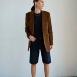 Jamie Haller - The Finished Hem Short in Washed Black