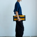 Jamie Haller - The Document Clutch in Yellow / Black
