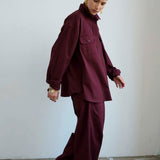 Jamie Haller - The Big Shirt in Burgundy