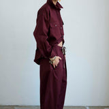 Jamie Haller - The Scrub Pant in Burgundy