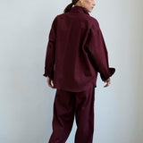 Jamie Haller - The Scrub Pant in Burgundy