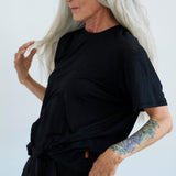 Jamie Haller - The Chameleon Tee Linen in Black