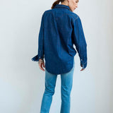 Jamie Haller - The Dolly Western Shirt in Rich Indigo