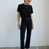 Jamie Haller - The Chameleon Tee Linen in Black