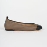 Jamie Haller - The Cap Toe Slipper in Taupe