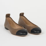 Jamie Haller - The Cap Toe Slipper in Taupe