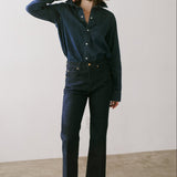 Jamie Haller - The Dolly Western Shirt in Rich Indigo