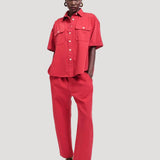 Jamie Haller - The Scout Shirt in Red