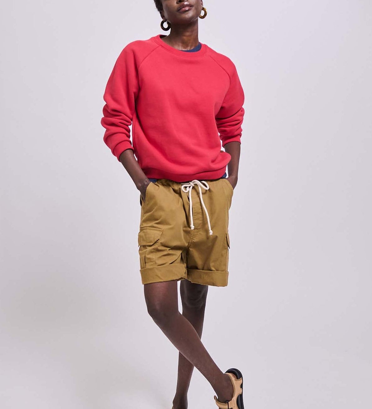 Jamie Haller - The Daily Sweatshirt in Red