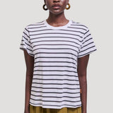Jamie Haller - The Chameleon Tee in White Stripe