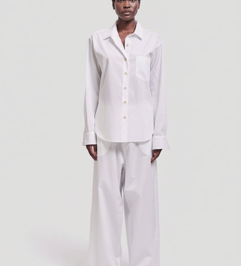 Jamie Haller - The Logo Weekend Shirt in White