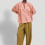 Jamie Haller - The Pascale Blouse in Dusty Peach