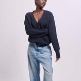 Jamie Haller - The Welt Pocket Cardigan in Navy