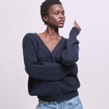 Jamie Haller - The Welt Pocket Cardigan in Navy