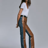 Nili Lotan - JOAN LEATHER COMBO JEAN