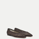 Veronica Beard - Cienna Woven Satin Flat