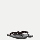 Veronica Beard - Clea Velvet Flip - Flop Sandal