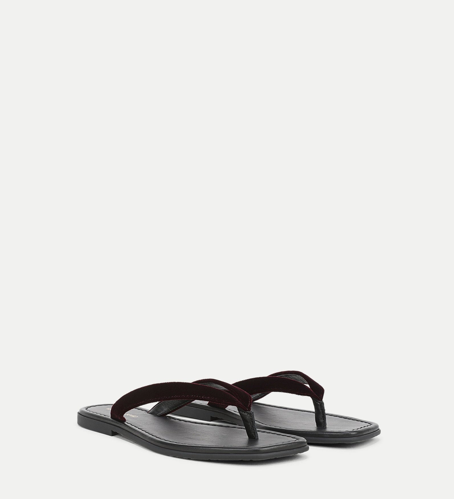 Veronica Beard - Clea Velvet Flip - Flop Sandal