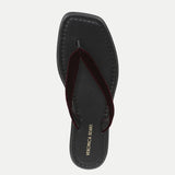 Veronica Beard - Clea Velvet Flip - Flop Sandal