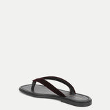 Veronica Beard - Clea Velvet Flip - Flop Sandal
