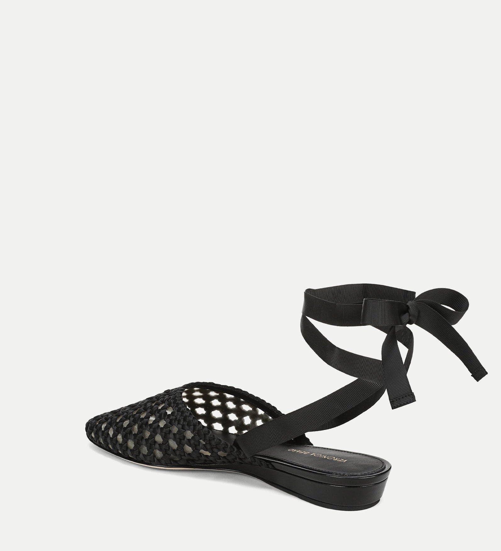 Veronica Beard - Malia Woven Satin Mule