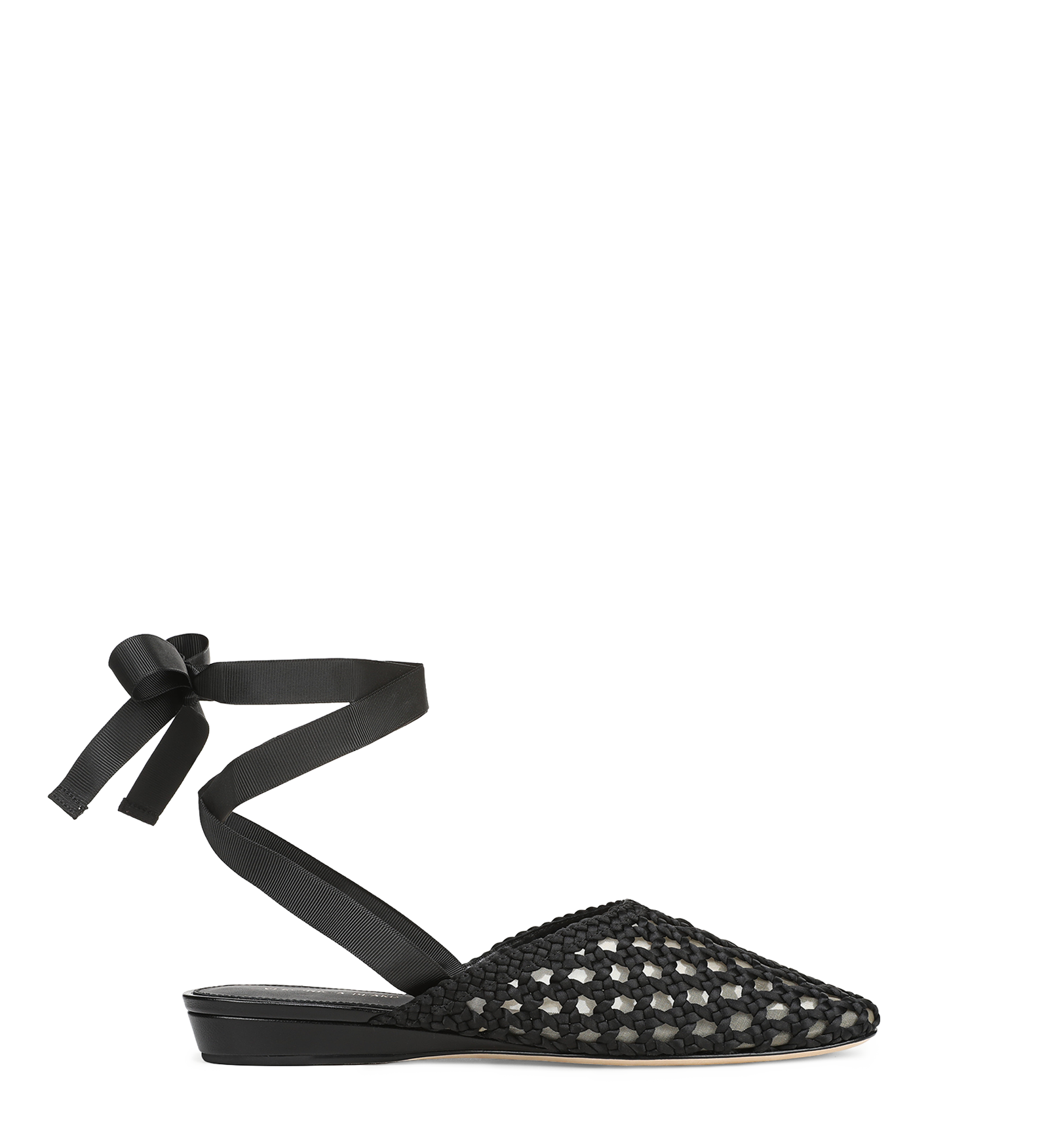 Veronica Beard - Malia Woven Satin Mule