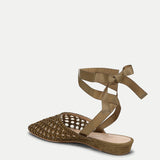 Veronica Beard - Malia Woven Satin Mule
