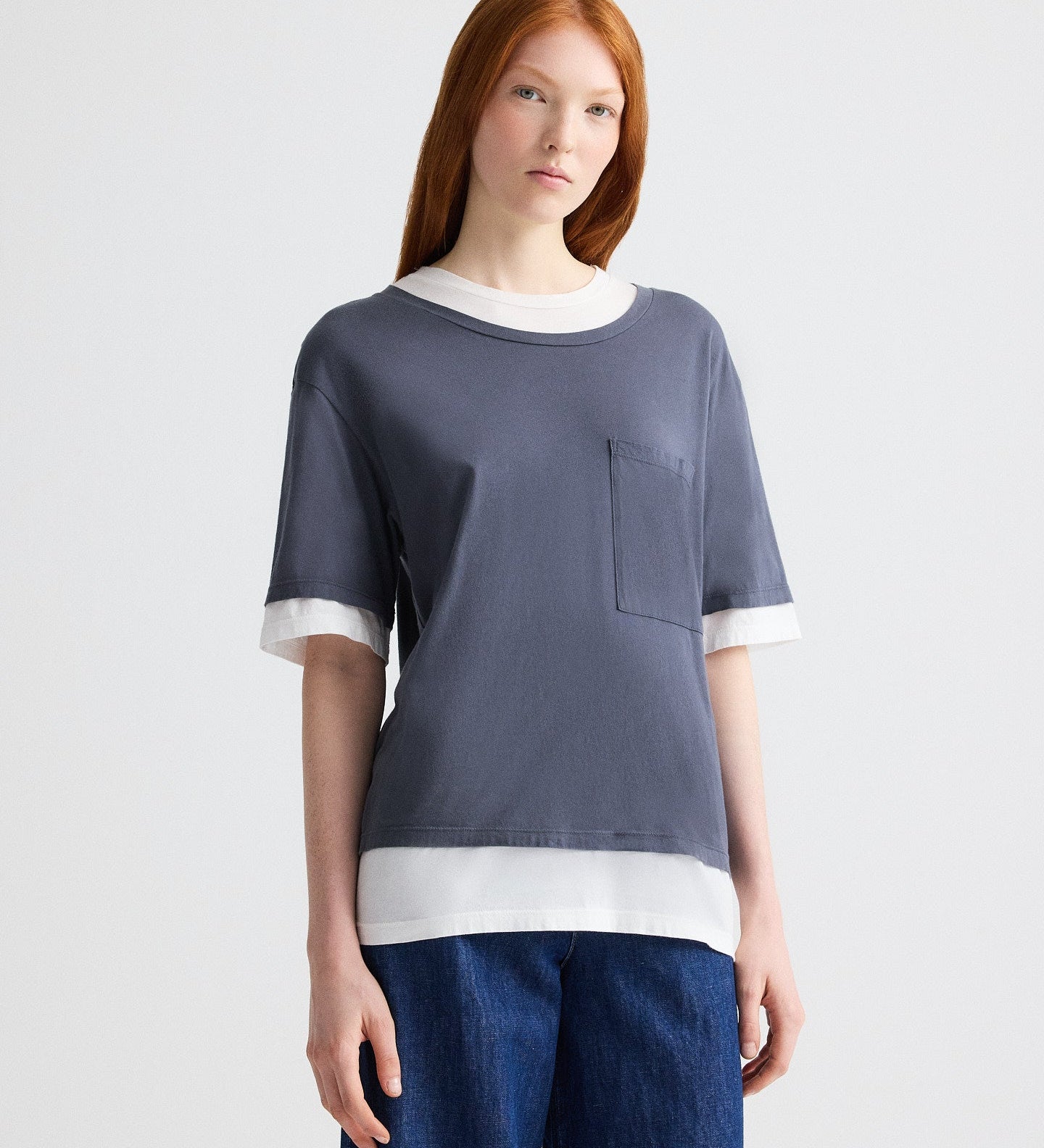 TWP - Double Up Tee in Supima Cotton