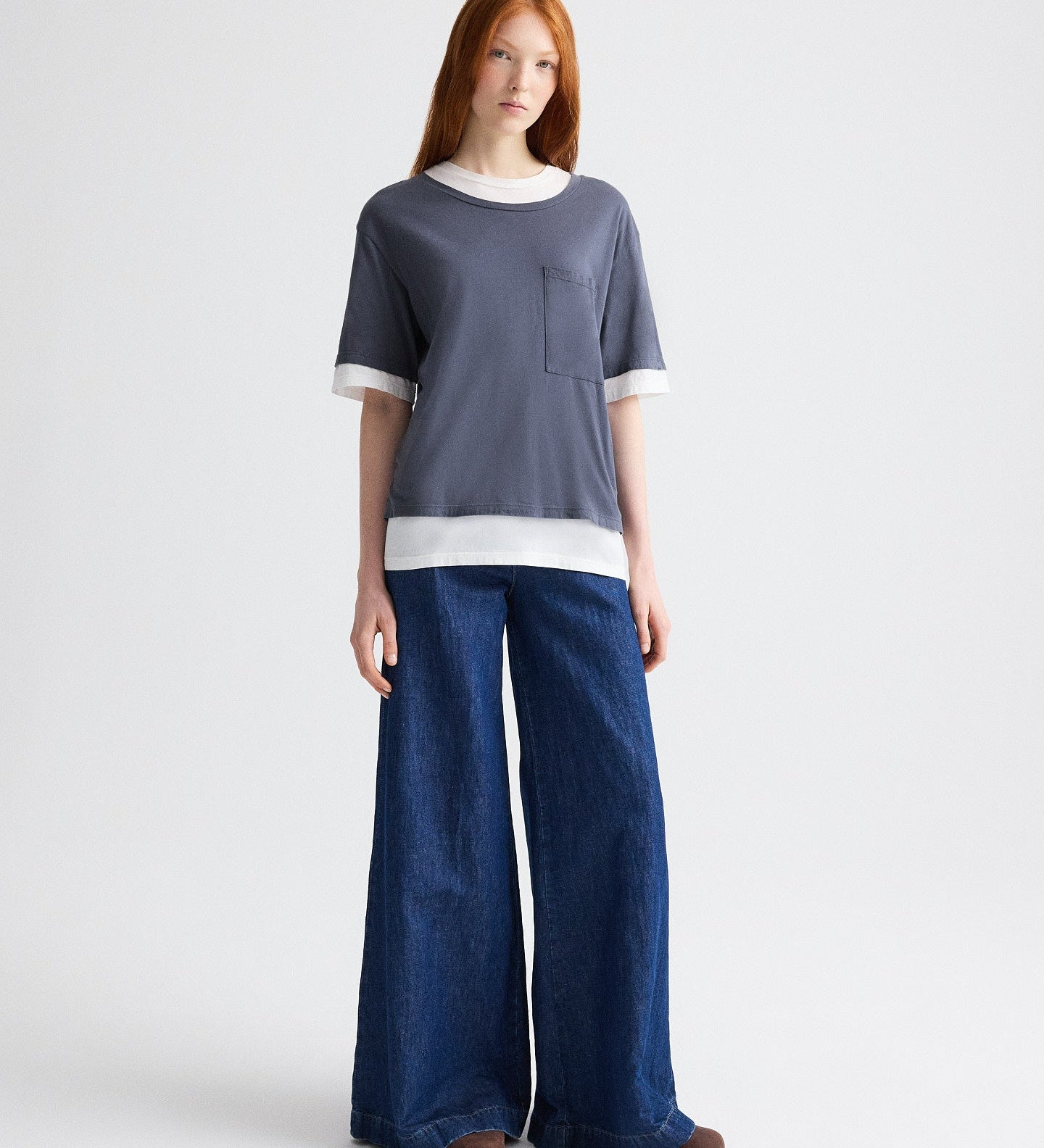 TWP - Double Up Tee in Supima Cotton