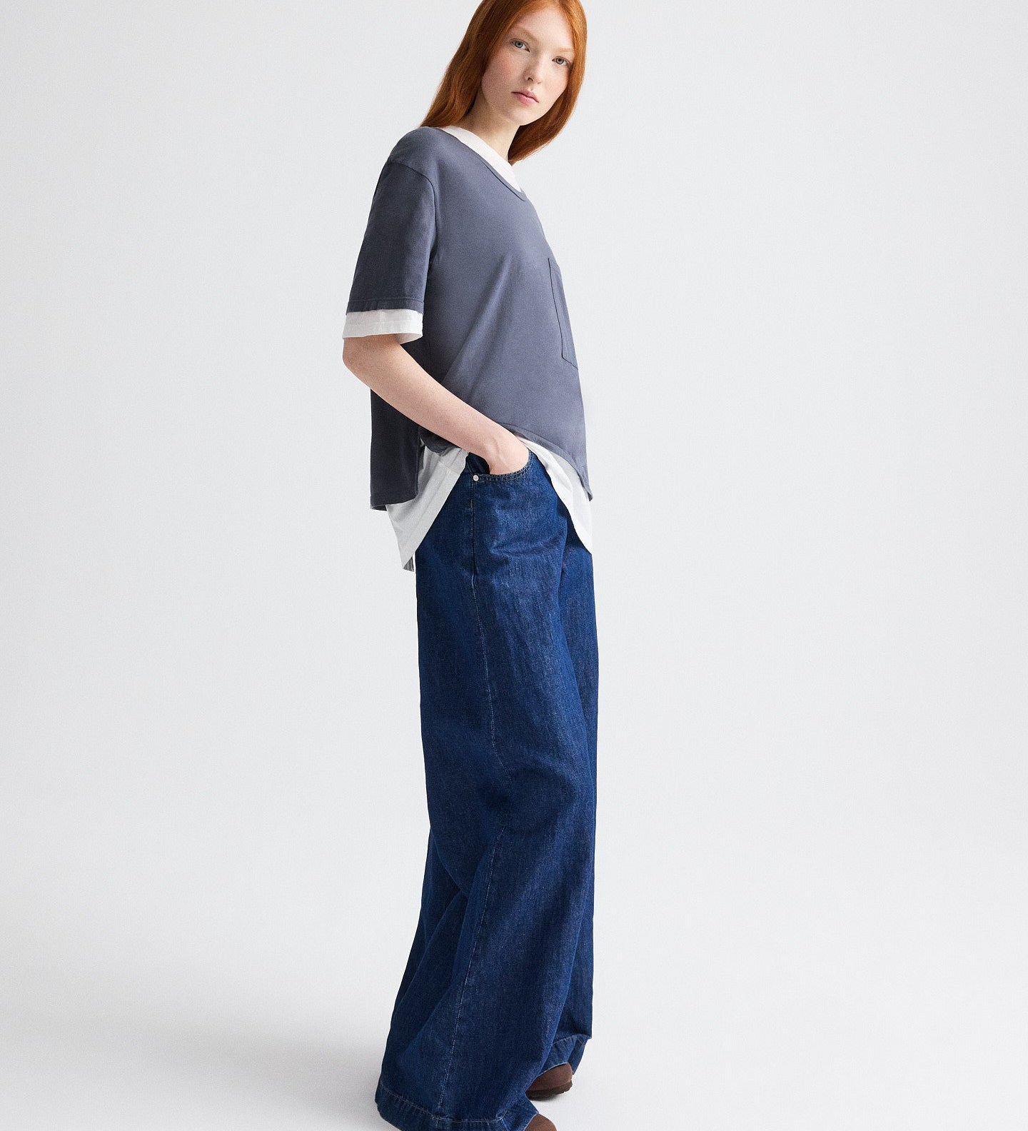 TWP - Double Up Tee in Supima Cotton