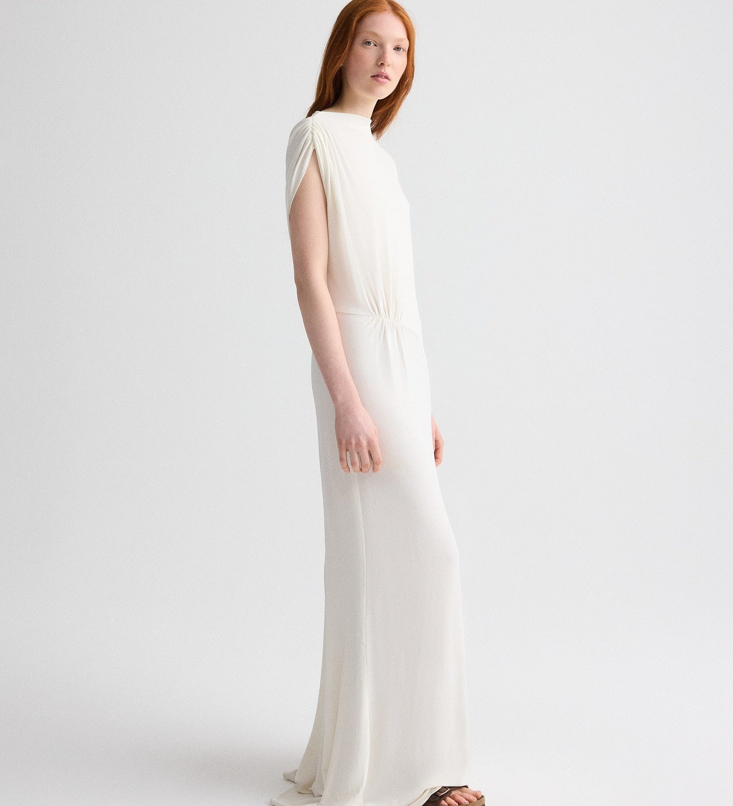 TWP - Right Where I Belong Dress in Matte Crepe Jersey