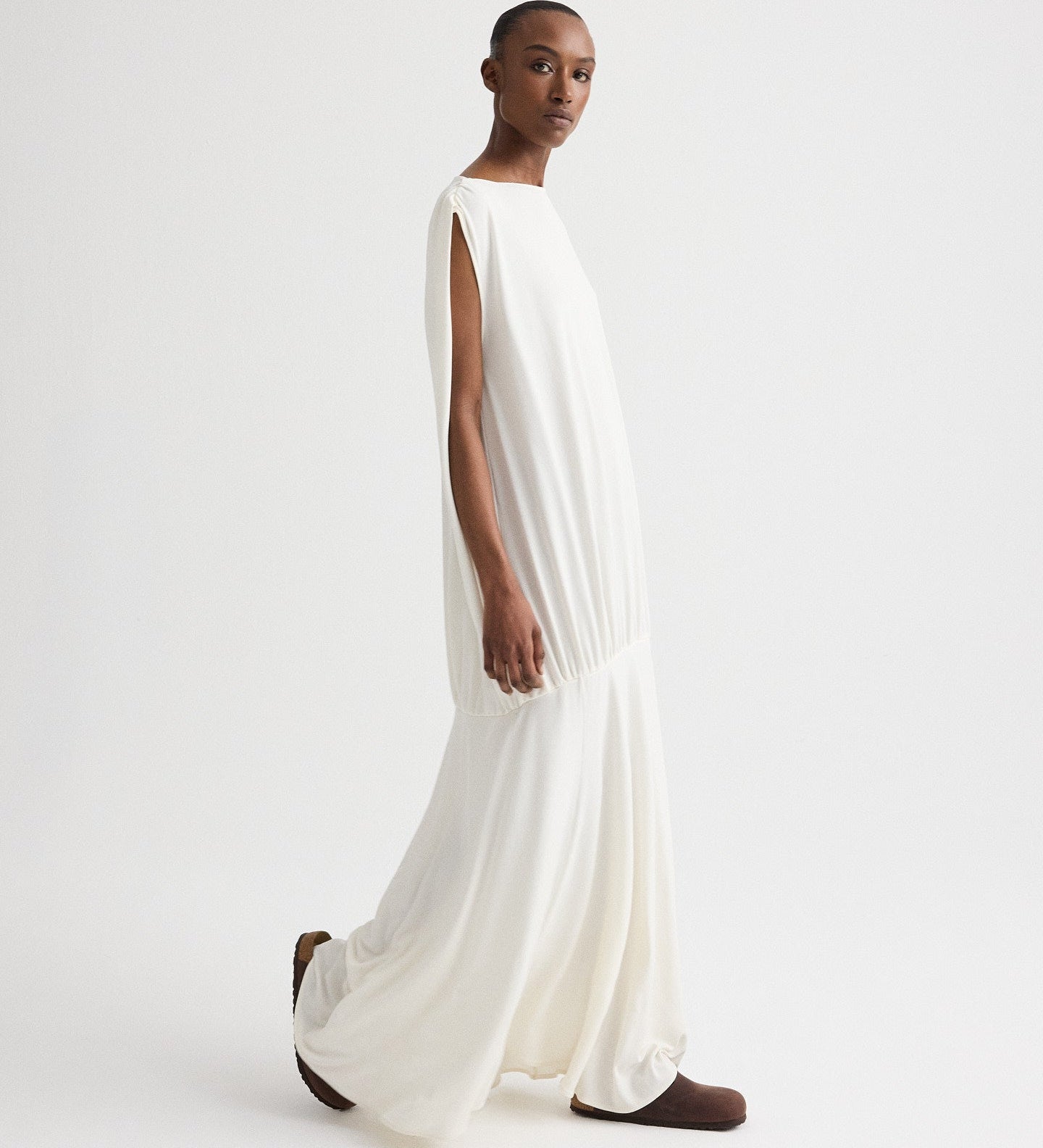 TWP - Cocoon Dress in Matte Crepe Jersey