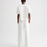 TWP - Slouchy Rolled Tee in Lightweight Sweatshirt