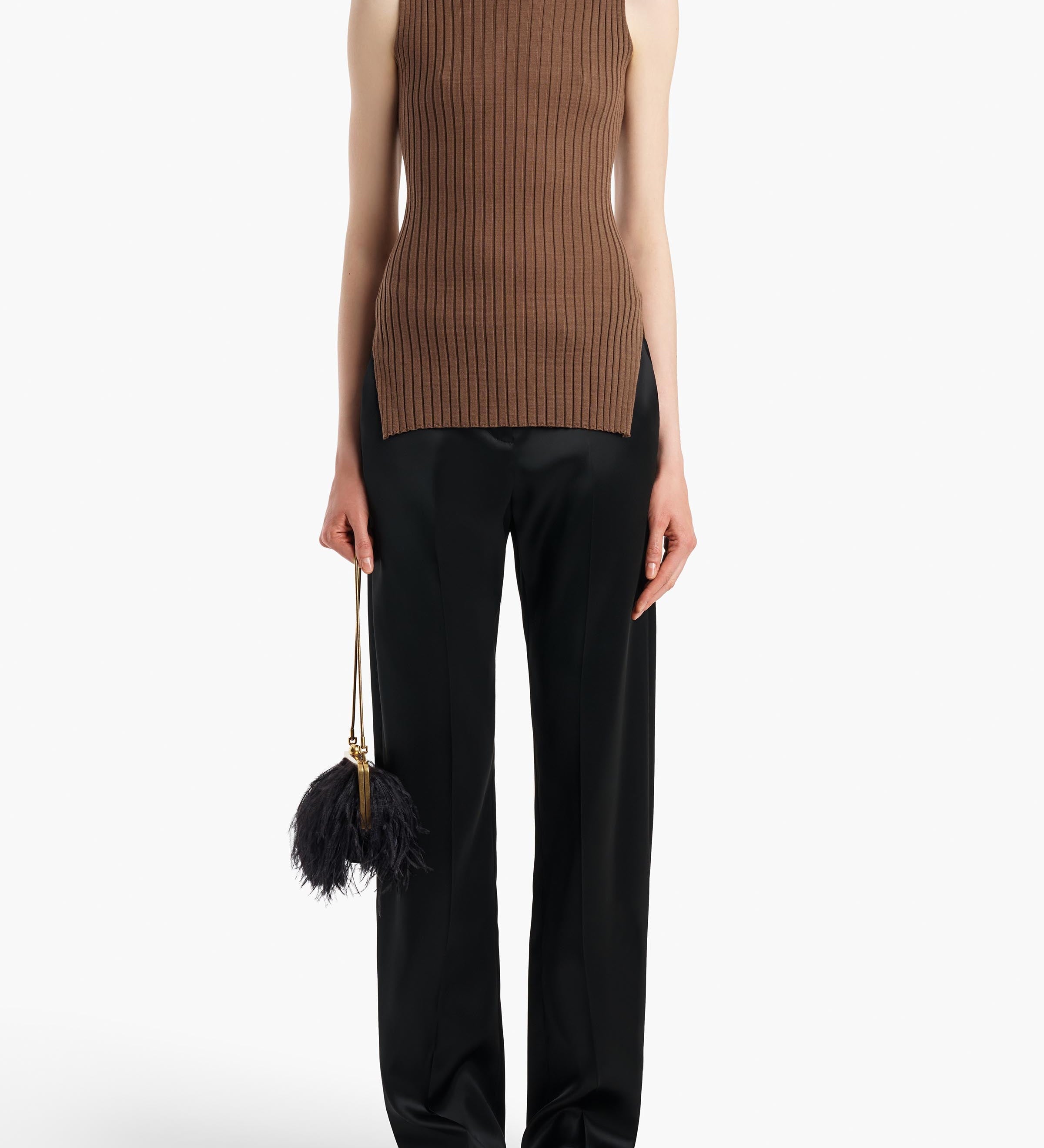 Khaite - Karla Top in Chestnut