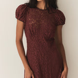 DÔEN - KATARINA DRESS -- BLACK CHERRY