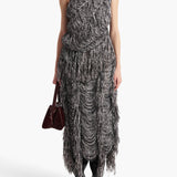 Khaite - Katya Skirt in Black and White