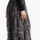 Khaite - Katya Skirt in Black and White