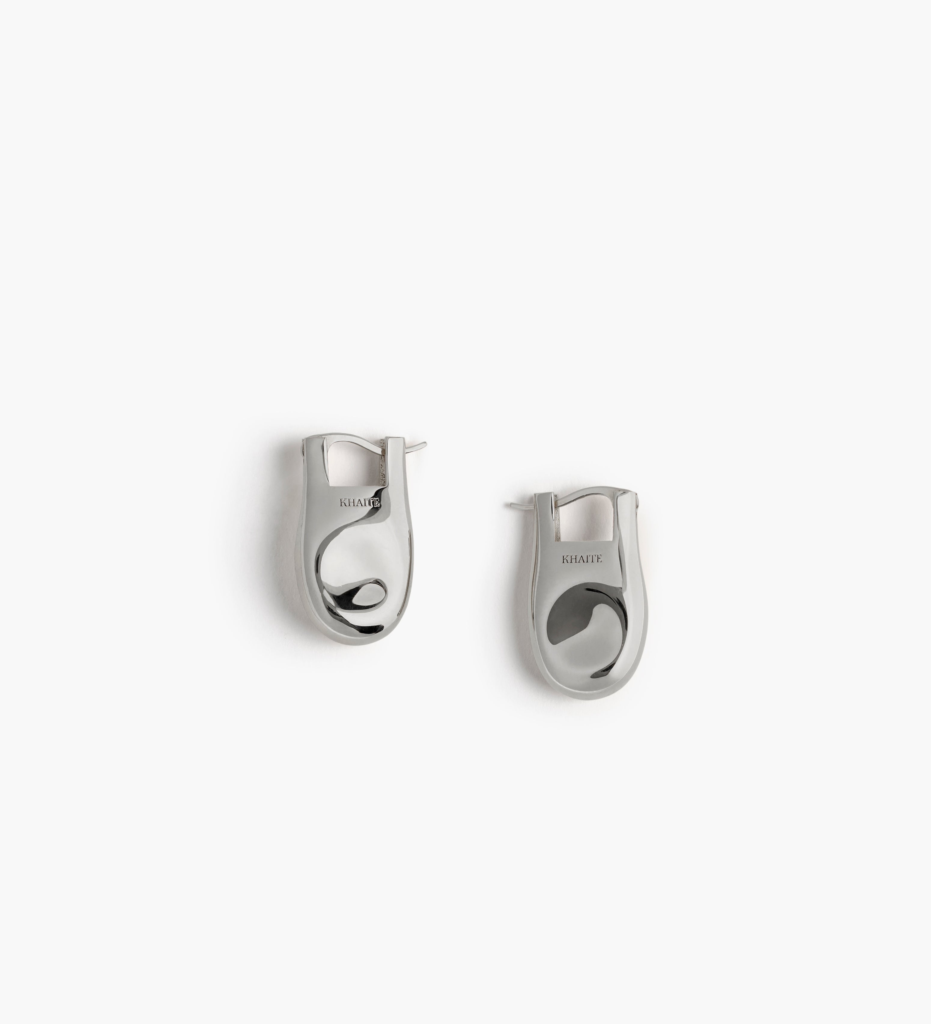 Khaite - Keefe Earrings in Silver