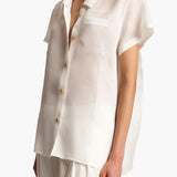 Khaite - Keefe Top in Chalk