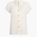 Khaite - Keefe Top in Chalk