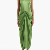 Khaite - Kent Dress in Absinthe