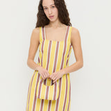 Loeffler Randall - Kenzie Yellow/Brown Stripe Mini Bag