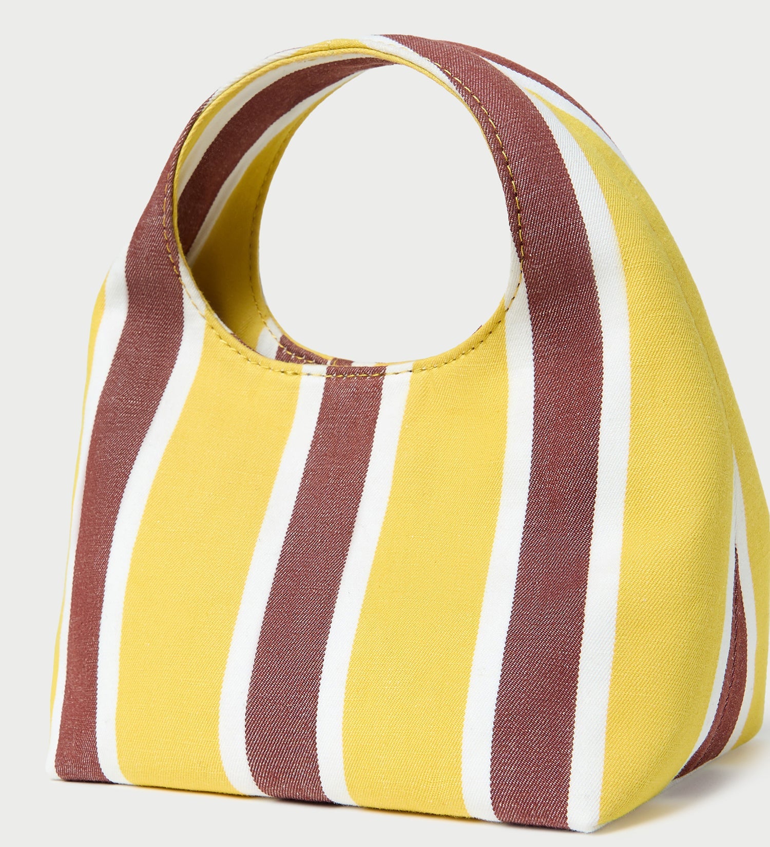 Loeffler Randall - Kenzie Yellow/Brown Stripe Mini Bag