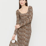 Loeffler Randall - Kenzie Leopard Jersey Mini Bag